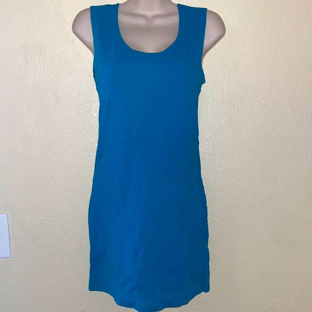 Aqua Blue Mini Dress